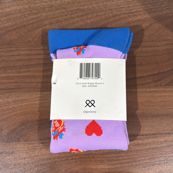 Heart Embroidered Clove Compressions Socks - Picture 2 of 2